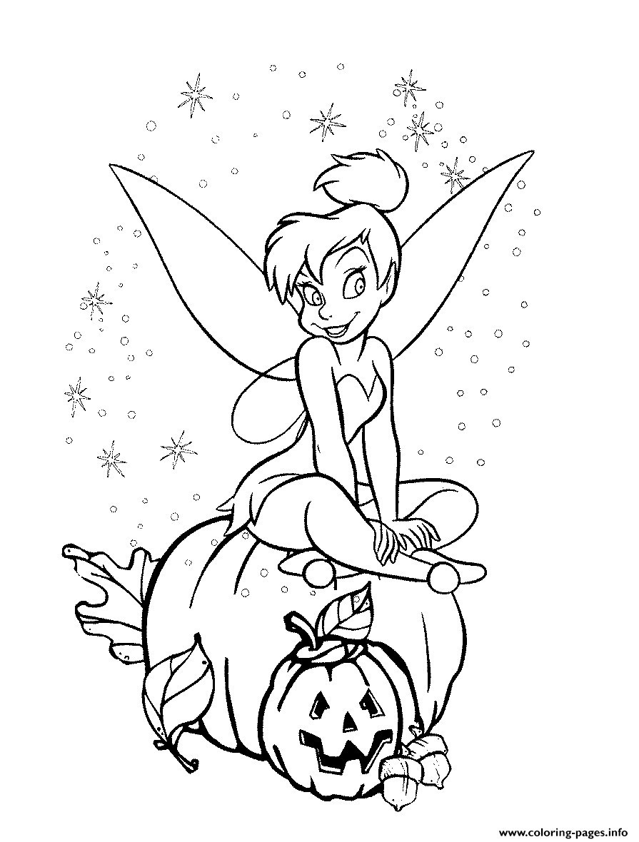 Tinkerbell Halloween Coloring Pages Disney New 895x1180 Tinkerbell Halloween Coloring Pages Disney New