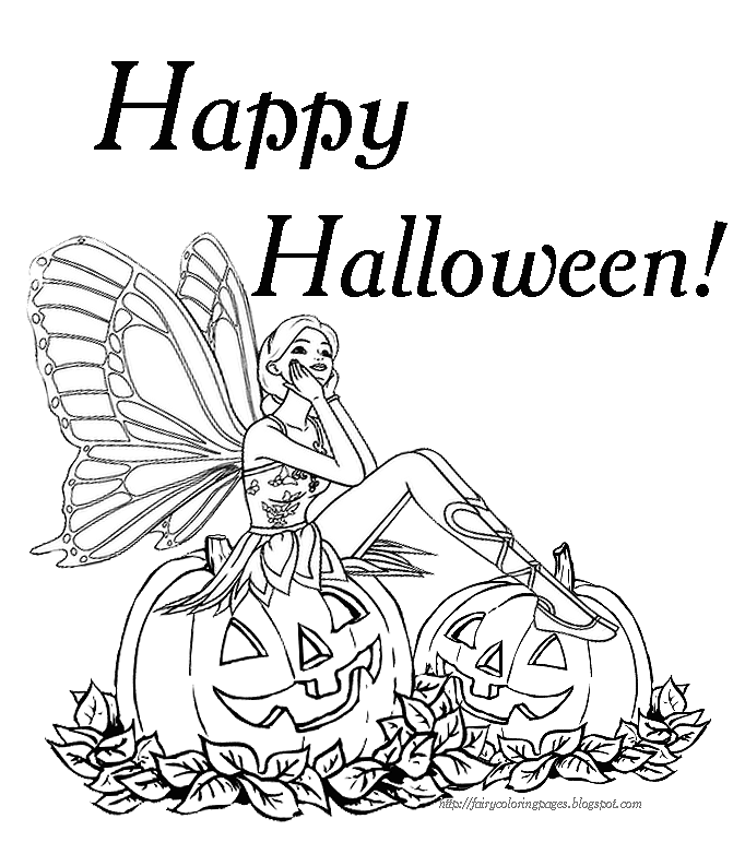 Tinkerbell Halloween Coloring Pages at GetColorings.com | Free