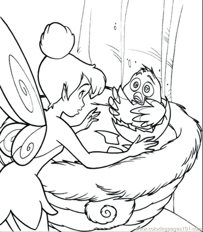 Tinkerbell Pirate Fairy Coloring Pages