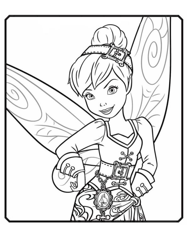 595x784 Kids N 14 Coloring Pages Of Tinkelbell Pirate Fairy