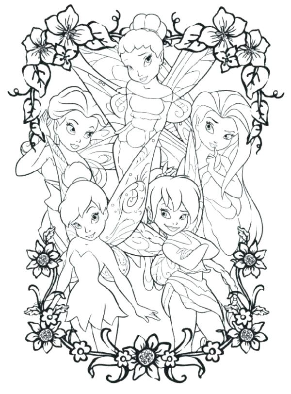 600x812 Tinkerbell Coloring Books And Coloring Pages Image Of Coloring