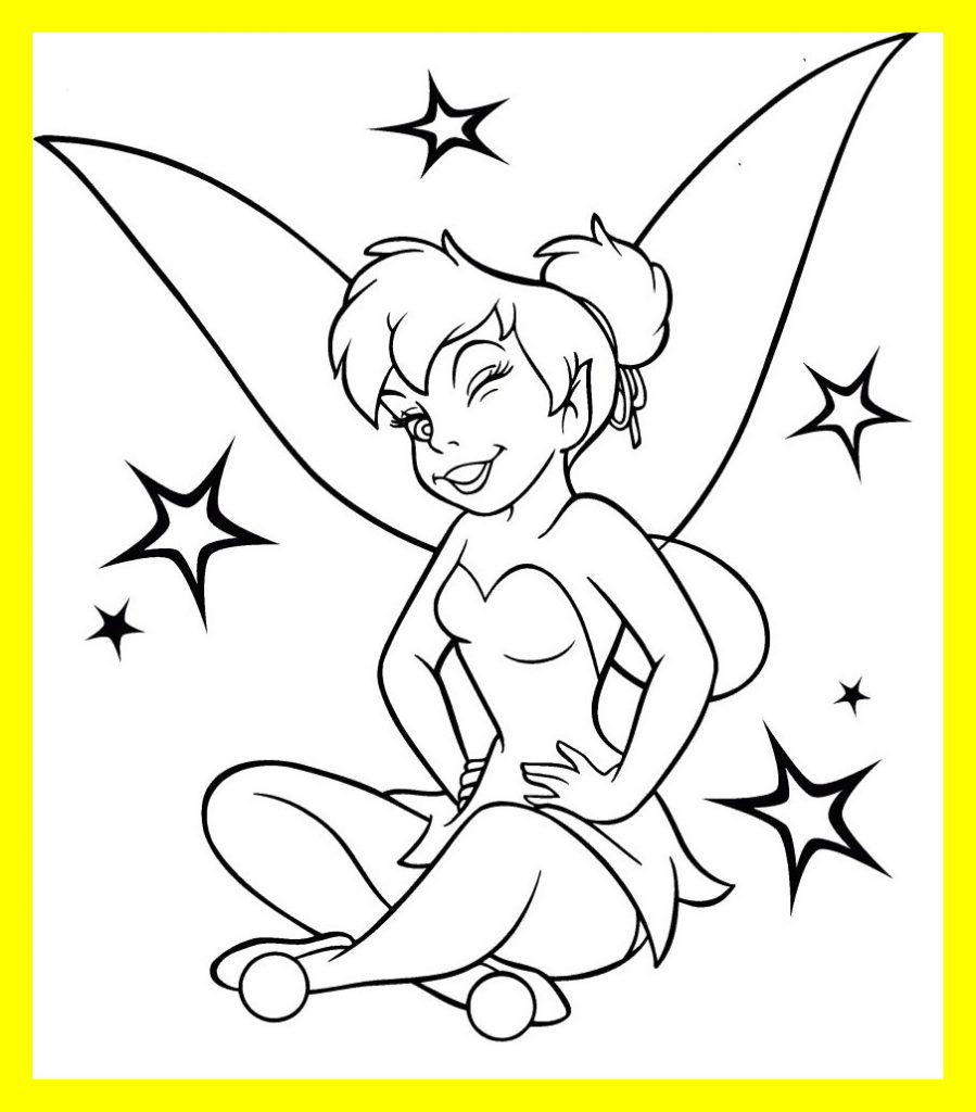 899x1024 Tinkerbell Coloring Pages Disney Fairies Colouring Games Free