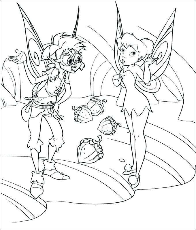 680x799 Tinkerbell Printable Coloring Pages Bobble And Tinker Bell