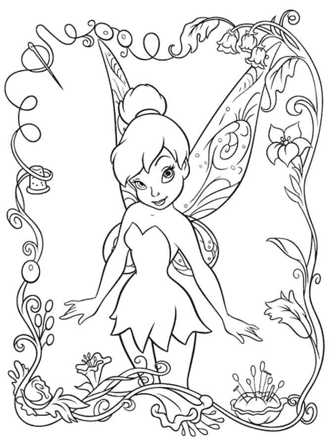667x900 Tinkerbell To Color Free Coloring Pages To Print Coloring Pages