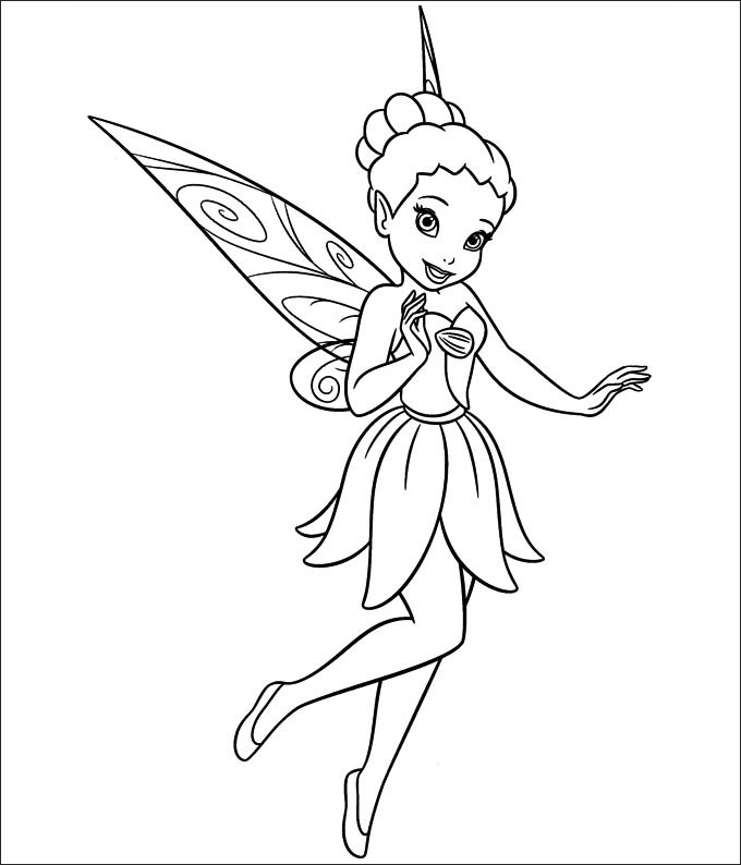 680x794 Tinkerbell Printable Pictures 30 Tinkerbell Coloring Pages Free