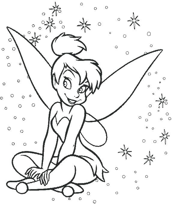 573x684 Tinker Bell Color Pages Printable Coloring Pages Disney Tinkerbell