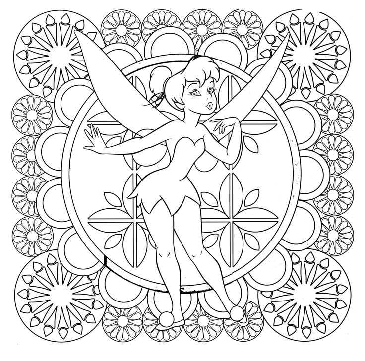Tinkerbelll Coloring Pages
