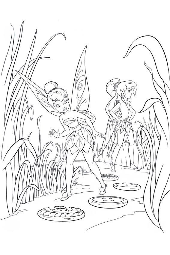 567x850 Tinkerbell Coloring Pages Overview With A Lot Of Fairies