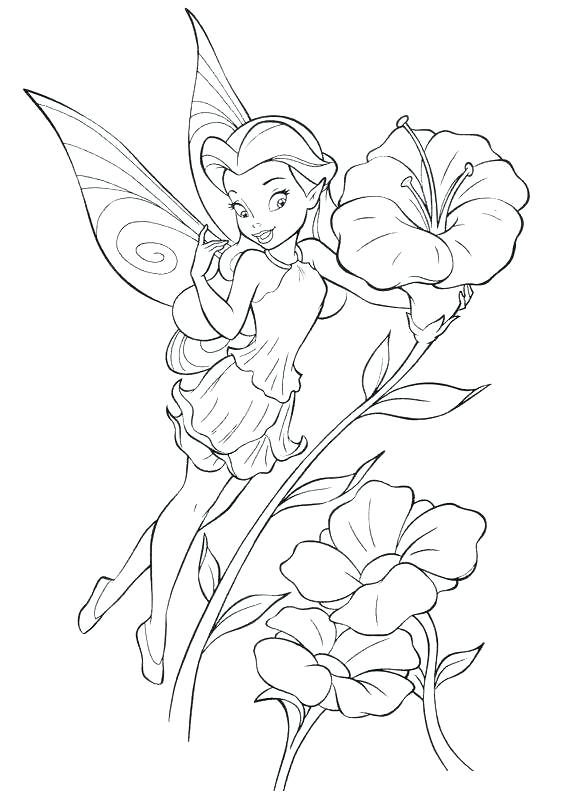 567x794 Crayola Tinkerbell Coloring Pages