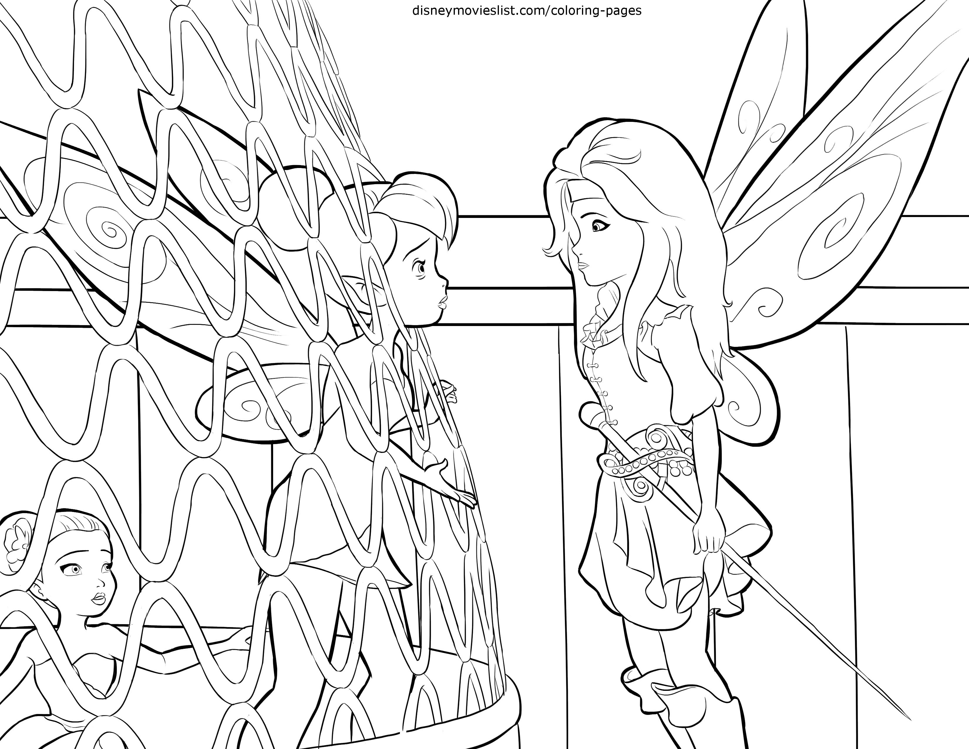 3300x2550 Free Printable Coloring Pages Disney Tinkerbell Pictures To Color