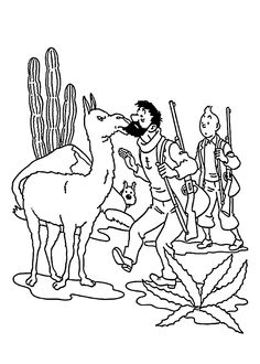 Tintin Coloring Pages