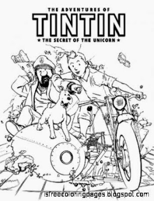 Tintin Coloring Pages Free Coloring Pages 307x400 Tintin Coloring Pages Free Coloring Pages