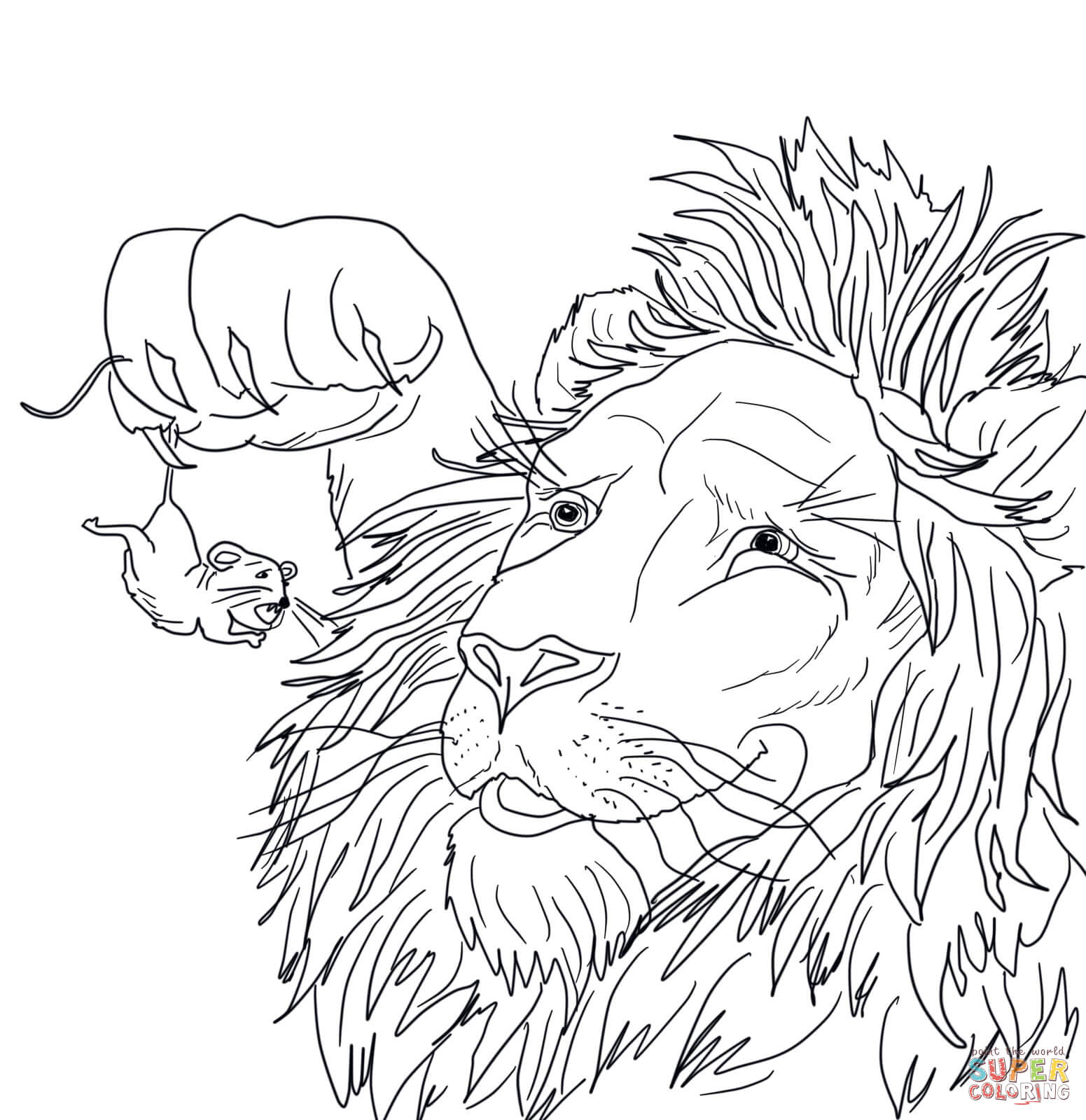 Best Of The Big Lion Caught A Tiny Mouse Coloring Page 1551x1600 Best Of The Big Lion Caught A Tiny Mouse Coloring Page
