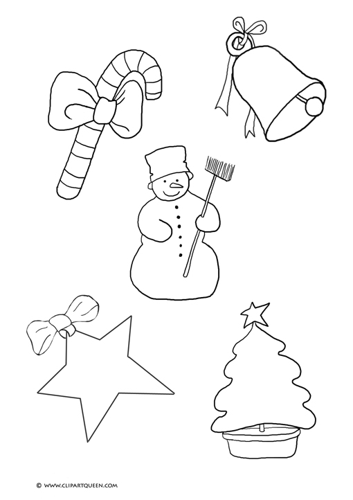 Small Christmas Coloring Pages 510x722 Small Christmas Coloring Pages