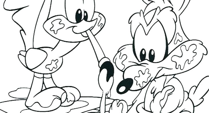 Tiny Coloring Pages Tunes Characters Coloring Pages Cute Coloring 728x393 Tiny Coloring Pages Tunes Characters Coloring Pages Cute Coloring