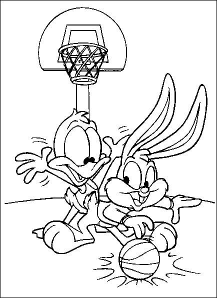 Coloring Pages Tiny Toon 434x596 Coloring Pages Tiny Toon