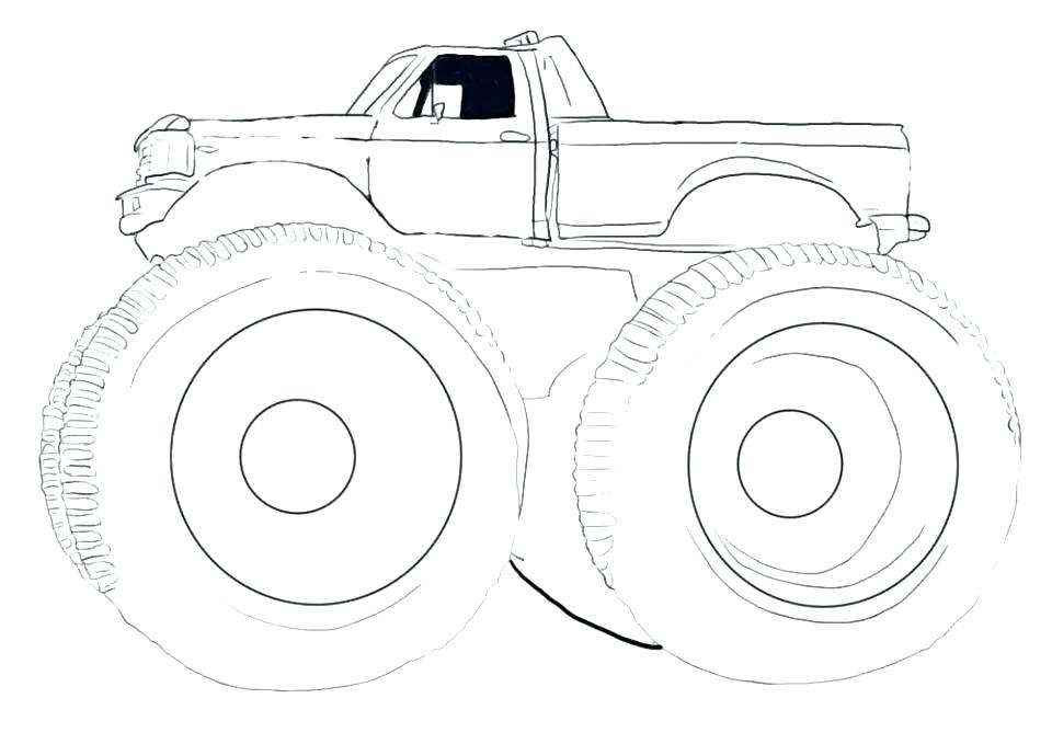 960x679 Monster Truck Coloring Page Monster Jam Monster Truck Coloring