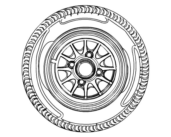 600x480 Car Tire Rim Coloring Pages Best Place To Color