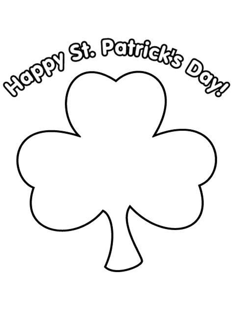 Printable Shamrock Coloring Pages St. Patty'S 950x1266 Printable Shamrock Coloring Pages St. Patty'S