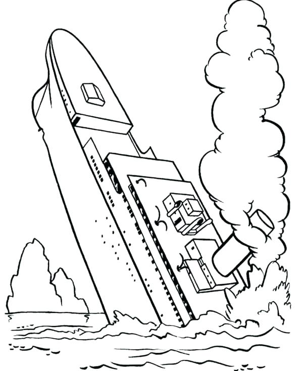 600x734 Titanic Coloring Pages Titanic Coloring Pages Printable Titanic