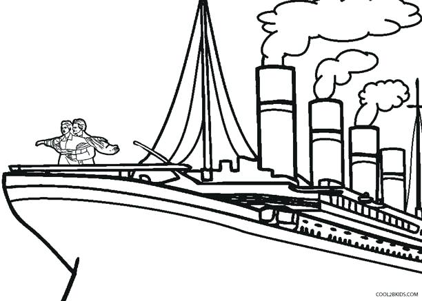 612x437 Titanic Coloring Page Titanic Coloring Book Also Titanic Coloring