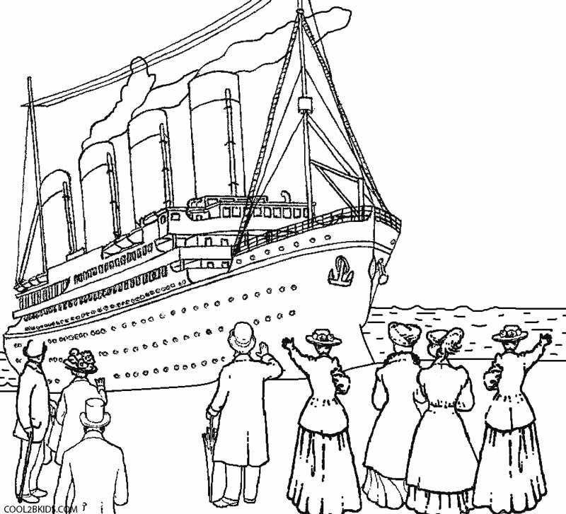 800x727 Cool Titanic Coloring Sheets Gallery