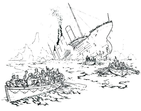 600x475 Titanic Coloring Pages Titanic Coloring Page Titanic Coloring
