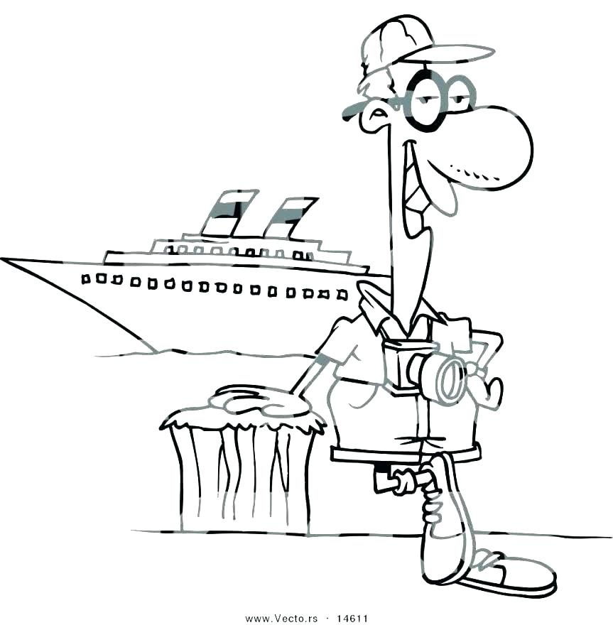 863x880 Cruise Ship Coloring Page Coloring Pages Ships Ships Coloring