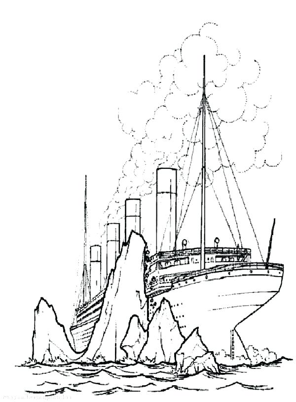 600x814 Titanic Coloring Page Titanic Coloring Pages 2 Titanic Coloring