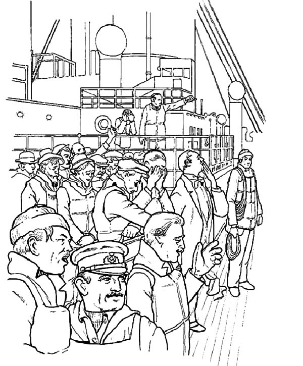 600x725 Titanic The Movie Coloring Pages Batch Coloring