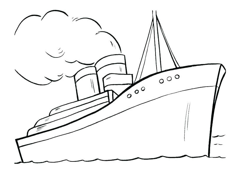 800x638 Titanic Coloring Pages