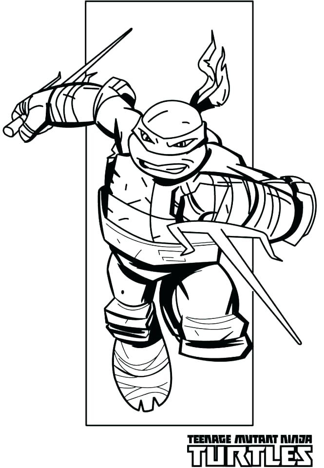 665x960 Teenage Mutant Ninja Turtles 2012 Coloring Pages