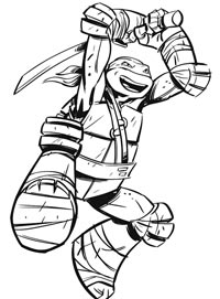 200x271 Coloring Pages. Teenage Mutant Ninja Turtles Coloring Pages