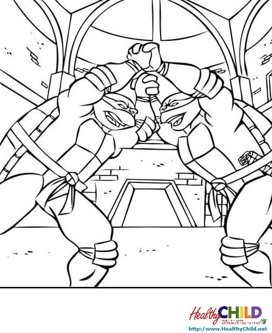 556x679 Tmnt Coloring Sheet 3