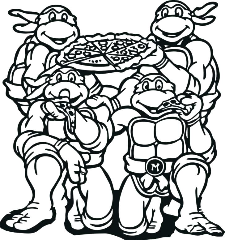 728x776 Teenage Ninja Turtles Coloring Pages Ninja Turtle Coloring Pages