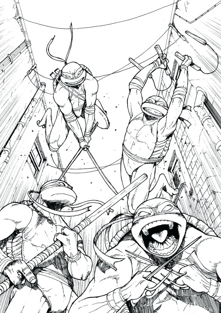723x1024 Teenage Mutant Ninja Turtles Coloring Pages