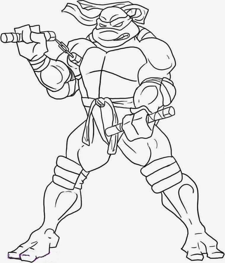 Ninja Turtles Michelangelo Coloring Picture For Kids Teenage 762x889 Ninja Turtles Michelangelo Coloring Picture For Kids Teenage