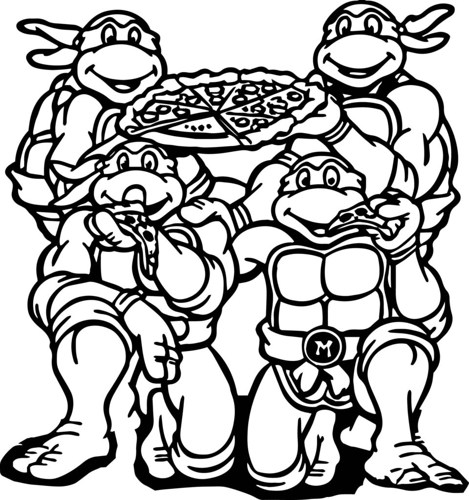960x1024 Teenage Mutant Ninja Turtles Colouring Pages Collection