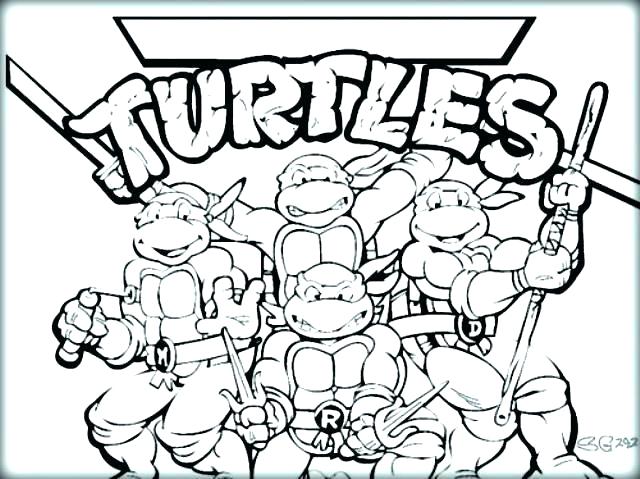 640x479 Free Printable Coloring Pages Teenage Mutant Ninja Turtles