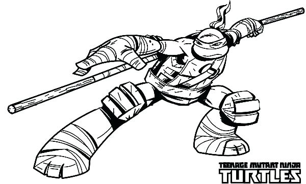 600x362 Ninja Turtles Raphael Coloring Pages Ninja Turtles Coloring Pages