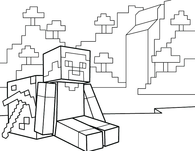 792x612 Minecraft Free Printable Coloring Pages Coloring Pages Free