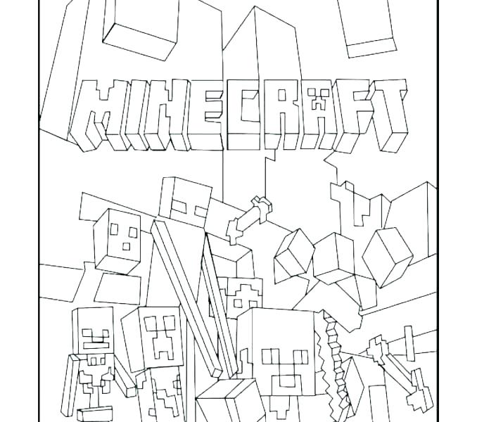 678x600 Printable Minecraft Coloring Pages Printable Coloring Pages