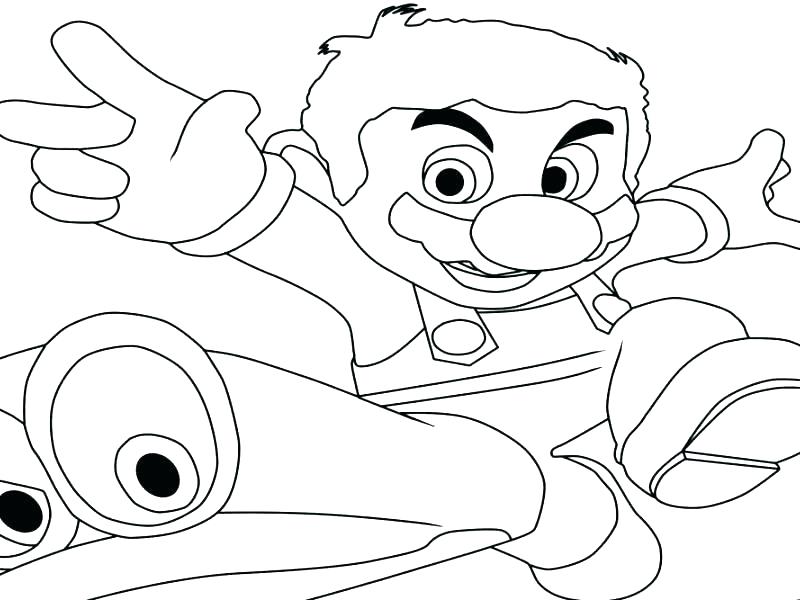 800x600 Mario Color Page Kart Coloring Color Pages Coloring Page Kart