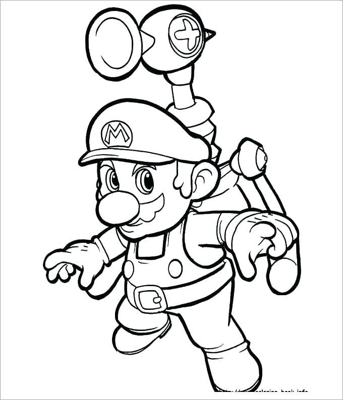 680x794 Mario Coloring Page Kart Coloring Color Pages Coloring Page Kart