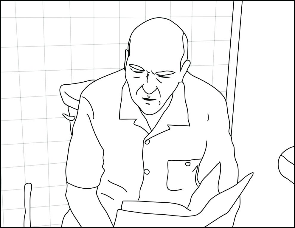 990x765 Bad Coloring Pages Hank On A Toilet The Breaking Bad Coloring Book
