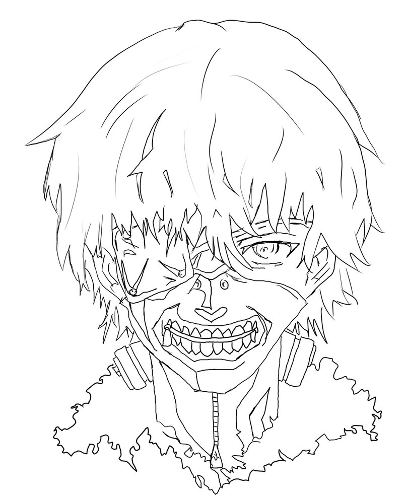 808x989 Suddenly Tokyo Ghoul Coloring Pages 20 Pictures Free Coloring