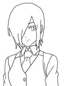 Tokyo Ghoul Coloring Page 241x300 Tokyo Ghoul Coloring Page