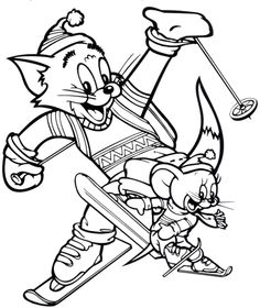 236x280 Tom And Jerry Coloring Picture Landon Amp Benjamin