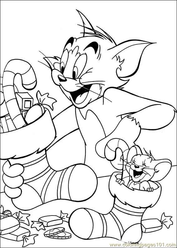 567x794 Tom And Jerry 38 Coloring Page