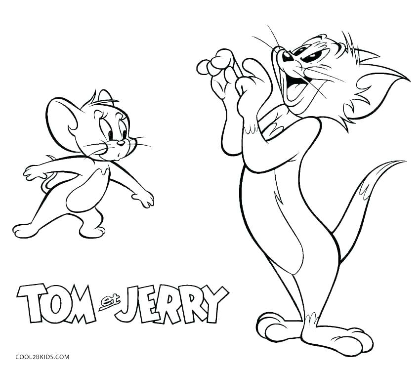 850x743 Tom Jerry Coloring Books Tom Coloring Picture Tom